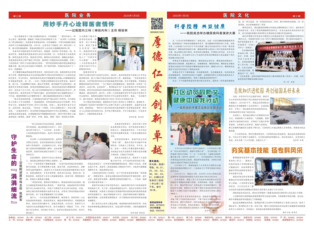 2019年今日二院报刊第四期...
